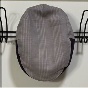Chic Gray and Black Flat Boutique Cap W/Snap